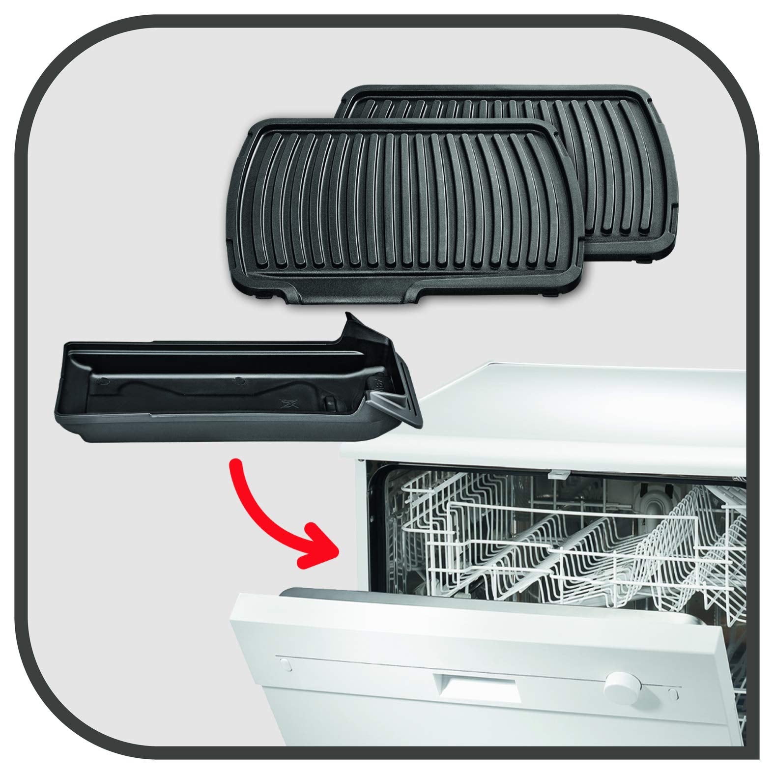 Tefal Sandwich maker, Ultra compact grill, 1 year warranty شواية كهربائية صغيرة مضغوطة الترا كومباكت 2000 واط ستانلس ستيل من تيفال، اسود Tefal Sandwich maker, Ultra compact grill, 1 year warranty شواية كهربائية صغيرة مضغوطة الترا كومباكت 2000 واط ستانلس ستيل من تيفال، اسود